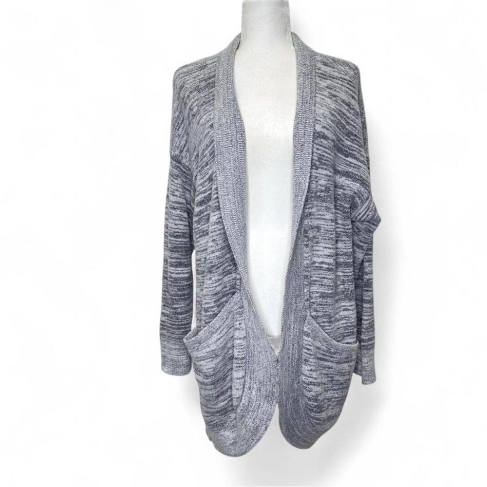 Soma Gray Open-Front Cardigan Super Soft XL